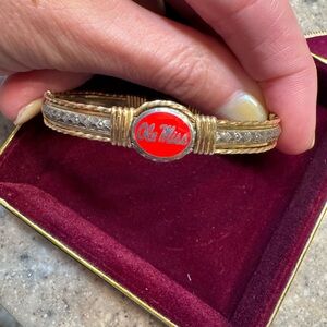 Renaldo Ole Miss Gold and Red Women's Bracelet